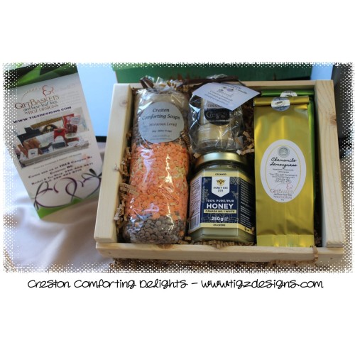 Creston Comforting Delights - Shipper Basket (includes shipping box & packing)